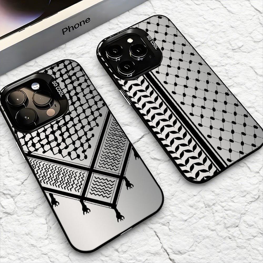 Matte Pc Case - ケフィエ・パレスチナ柄 iPhoneケース iPhone 17 16 15