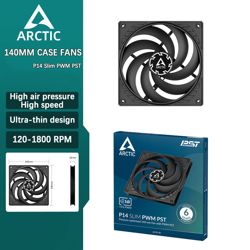 Case Fan Controller - ARCTIC P14 スリム PWM PST デスクトップPC用