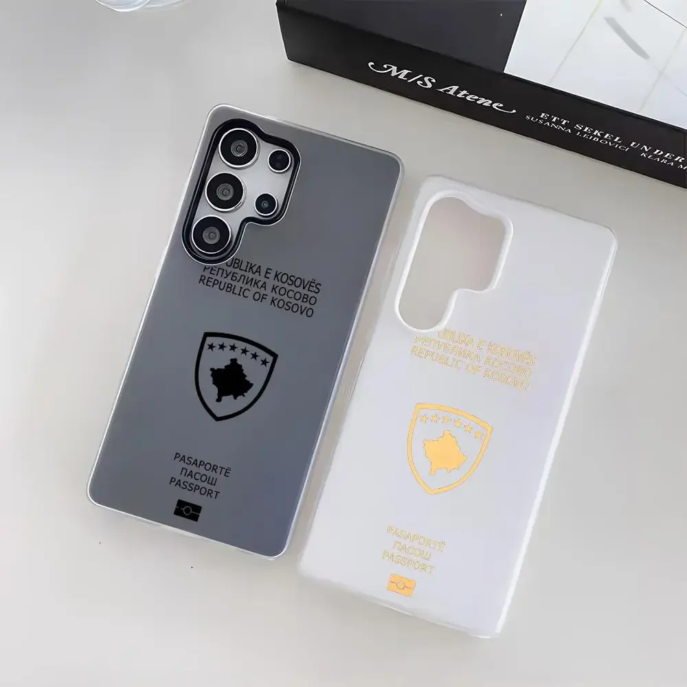 Computer Case - コソボパスポートロゴ入りスマホケース Samsung Galaxy S25 S24 S23