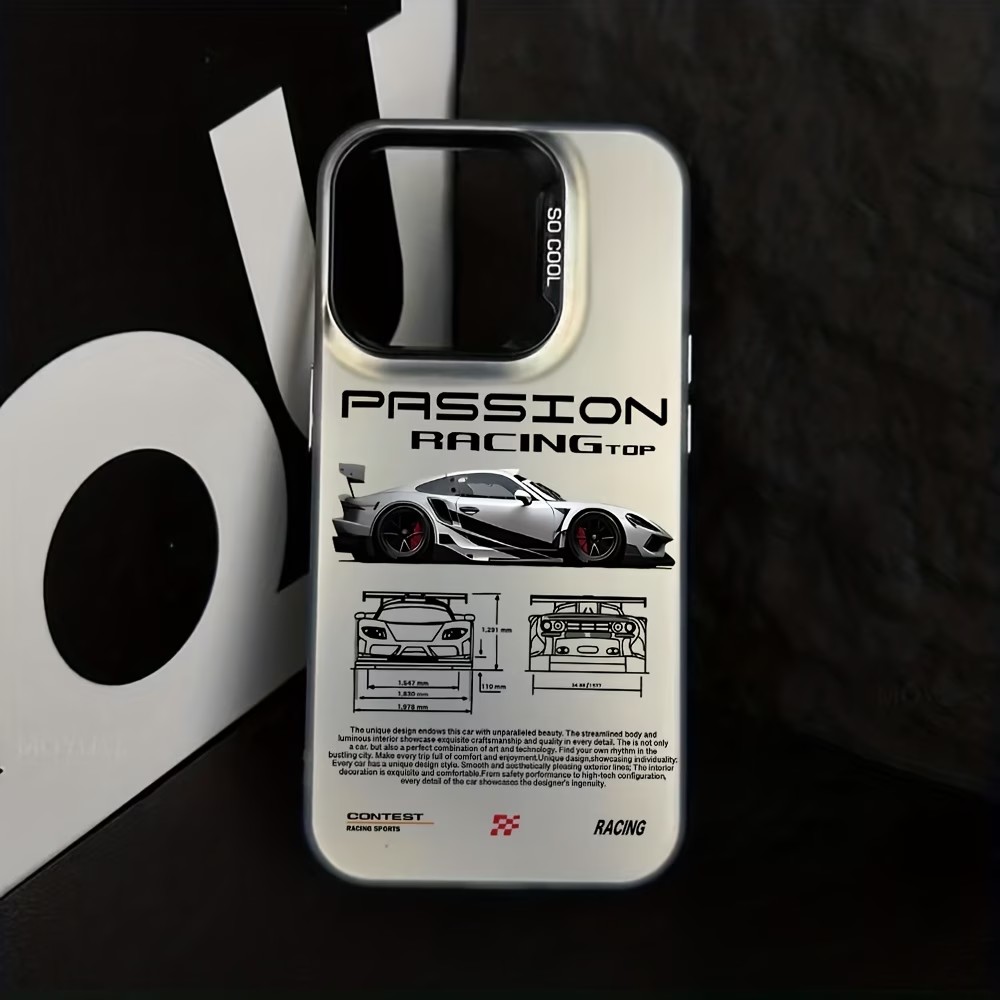 クールなレーシングスタイルラインのスマホケース iPhone - Mini Pc Case のレビューと価格