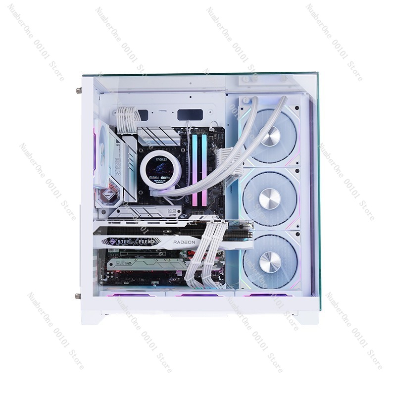 ATXゲーミングPCケース パノラマ強化ガラス 7ファン対応 - Pc Chassis のレビューと価格