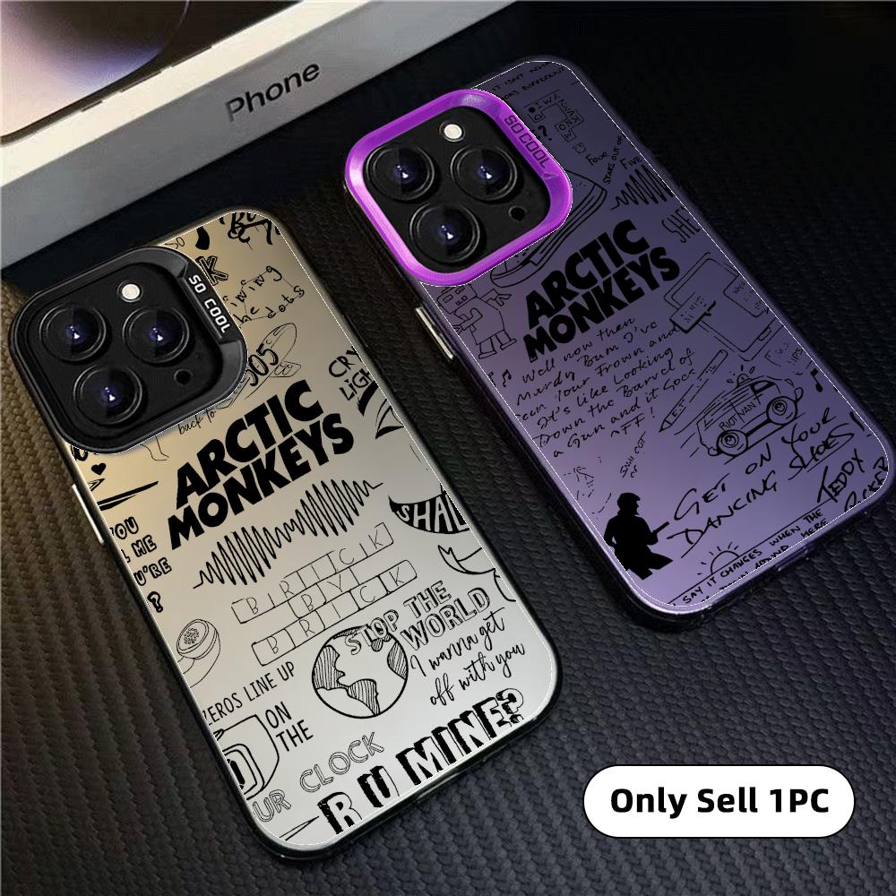 A-Arctic Monkeysのバンドロゴ入り、カラフルな - Matte Pc Case のレビューと価格